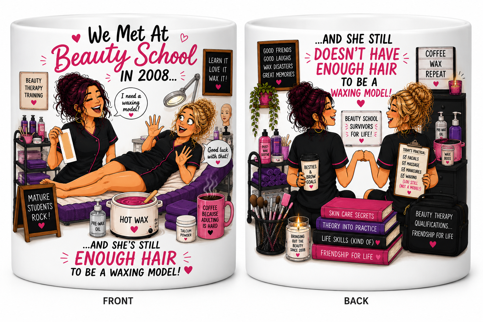 How We Met — Personalised Friends Mug