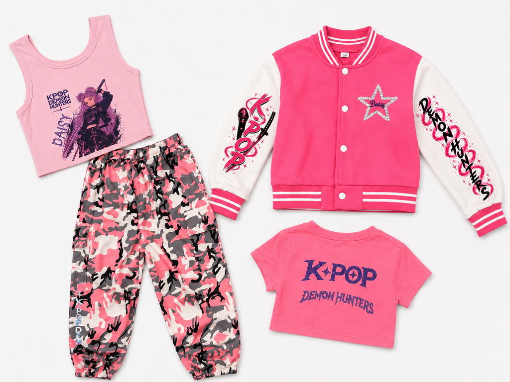 Girls K-Pop Demon Hunters Customised Full 4-Piece Set
