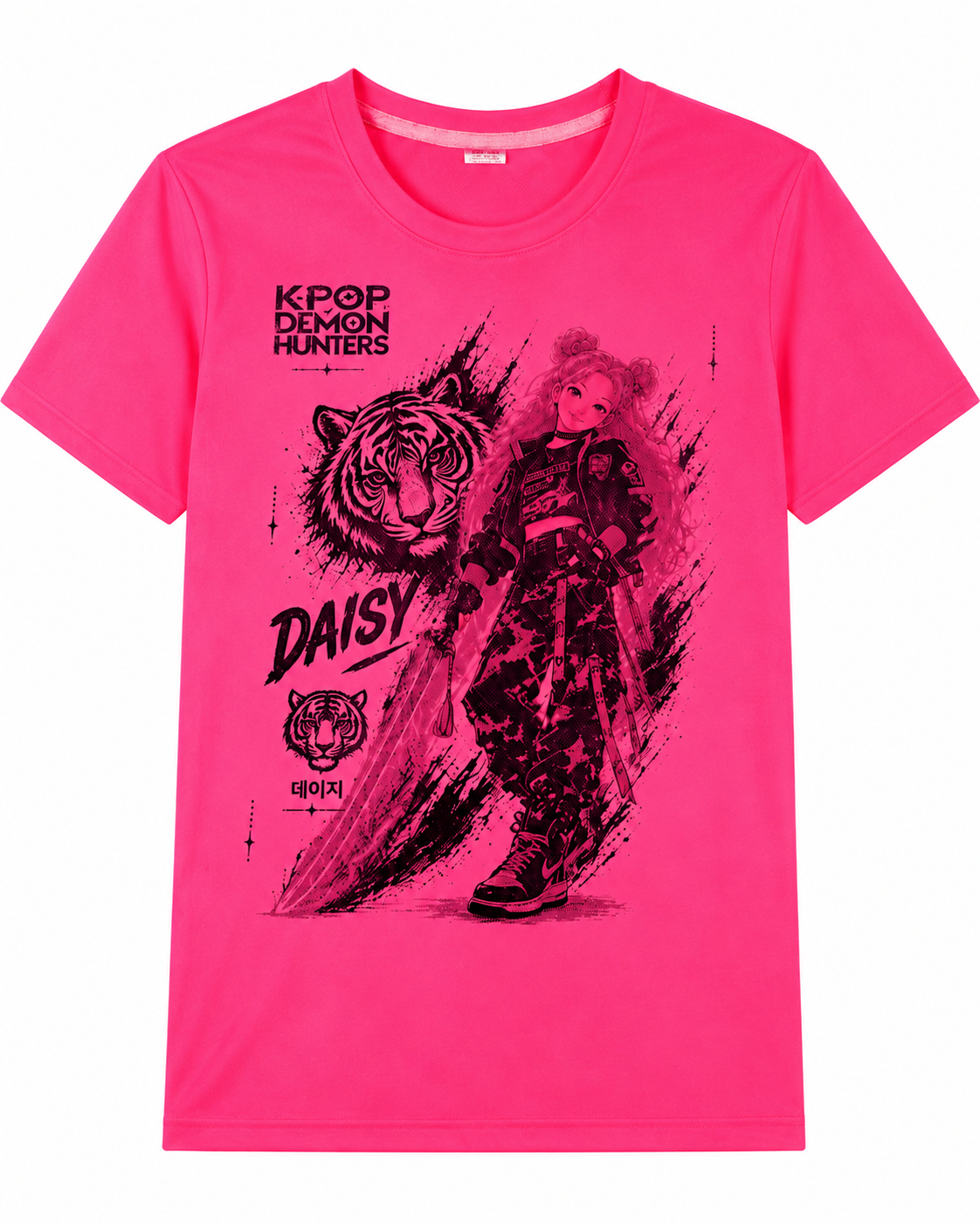 Kids K-Pop Demon Hunters Customised Character T-Shirt