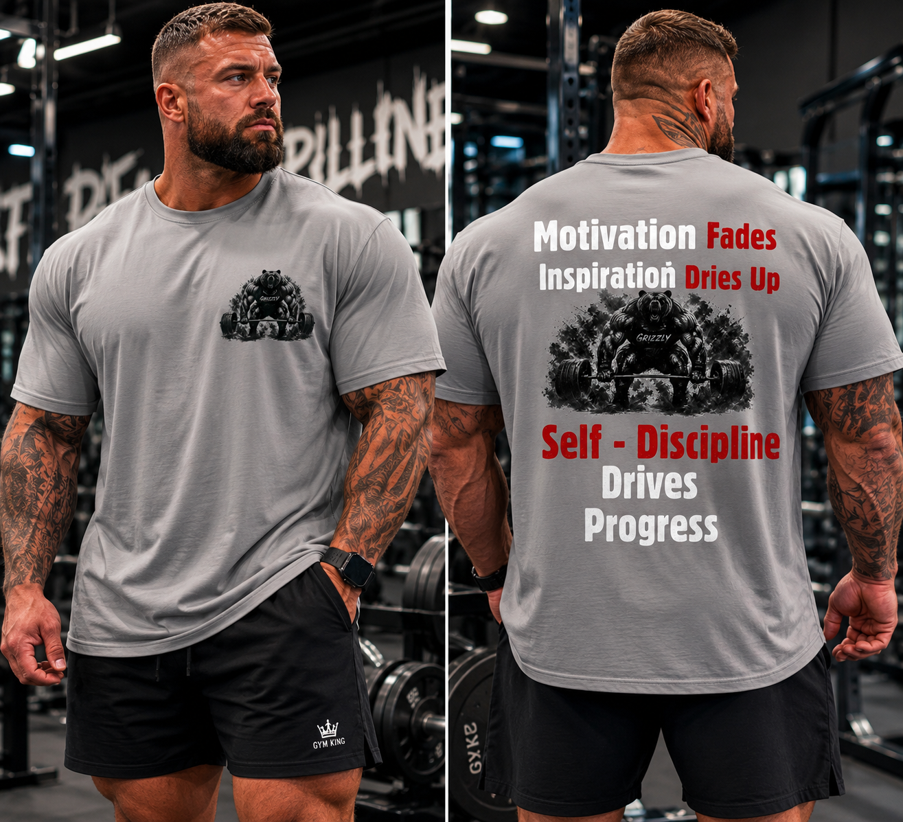 Self Discipline Drives Progress T-Shirt