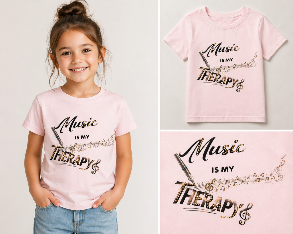Music is My Therapy T-Shirt — From £24