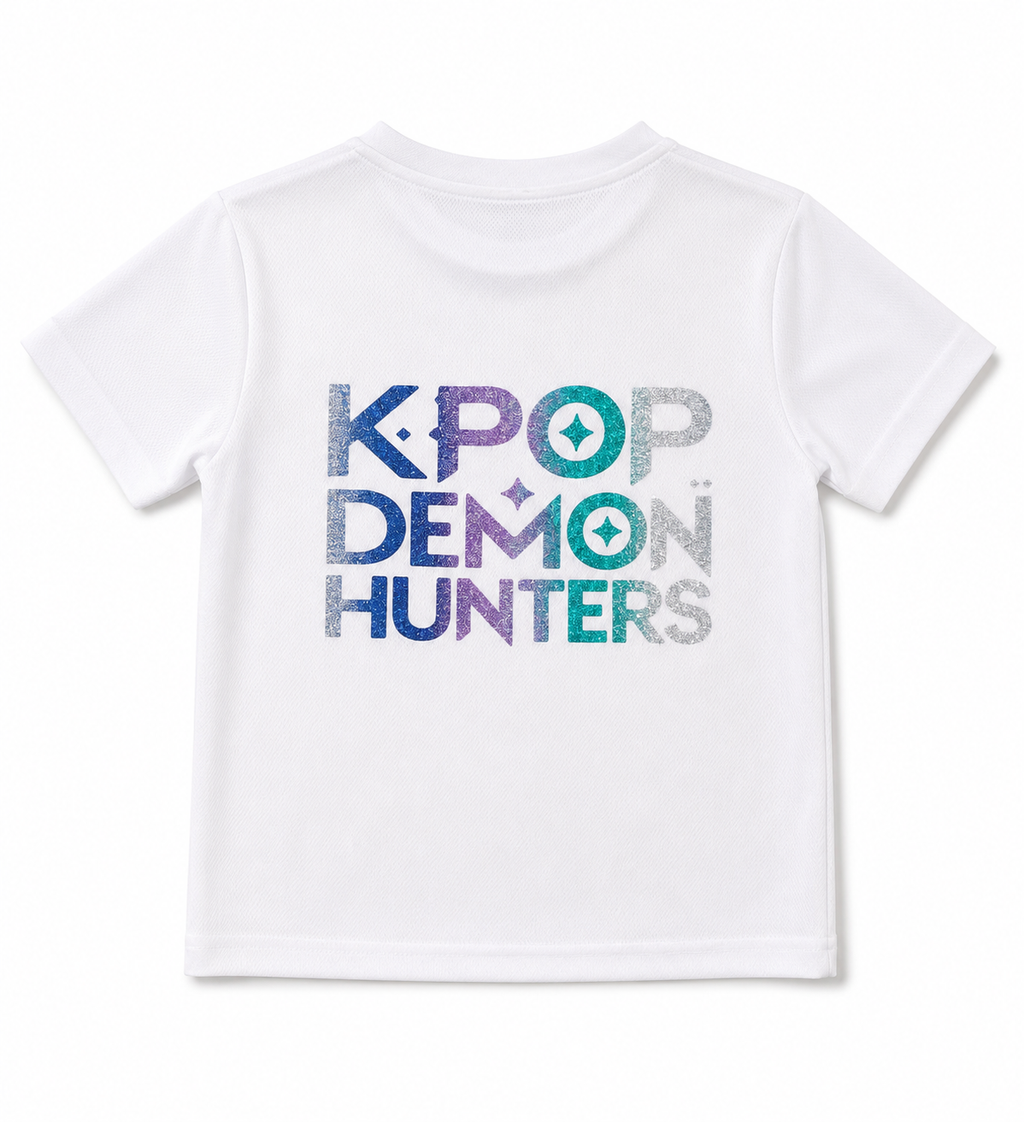 Kids K-Pop Demon Hunters Customised Character T-Shirt