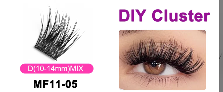 DIY Natural Cluster Lashes | At-Home Lash Extensions
