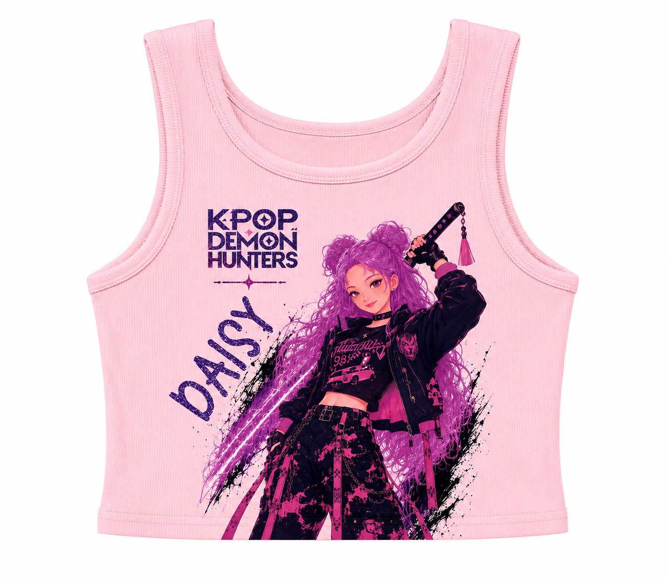 Girls K-Pop Demon Hunters Crop Top