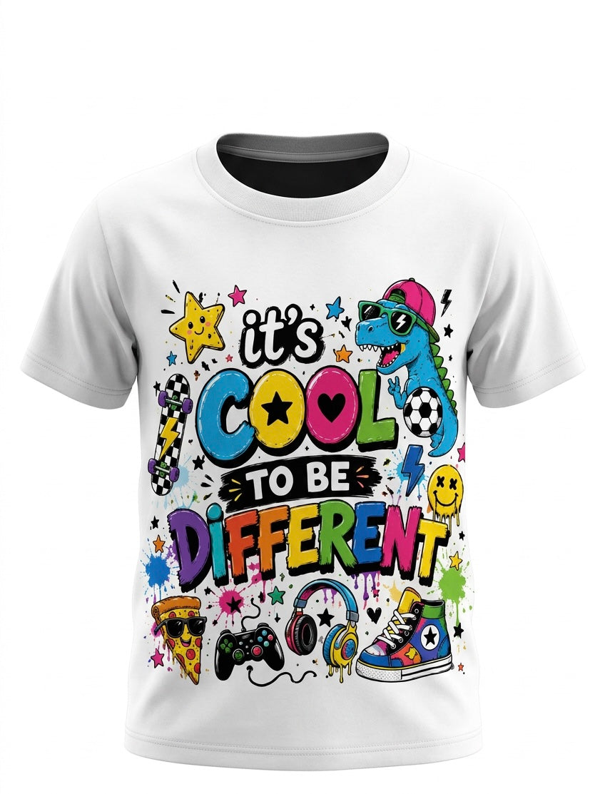 It's Cool To Be Different Kids T-Shirt
