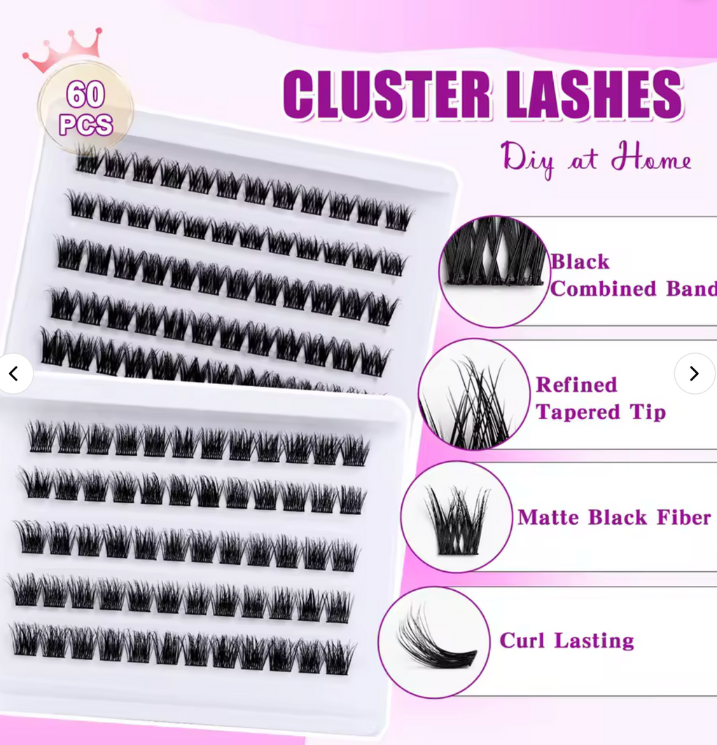 DIY Natural Cluster Lashes | At-Home Lash Extensions